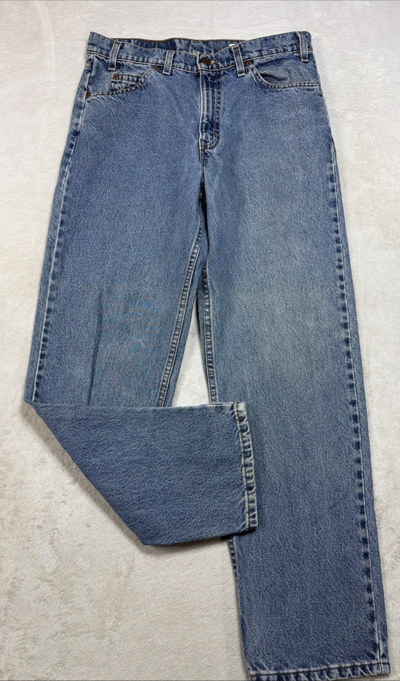 VTG 90s Levis 550 Orange Tab Jeans 33x30 Mens Made in USA Relaxed Fit Tapered